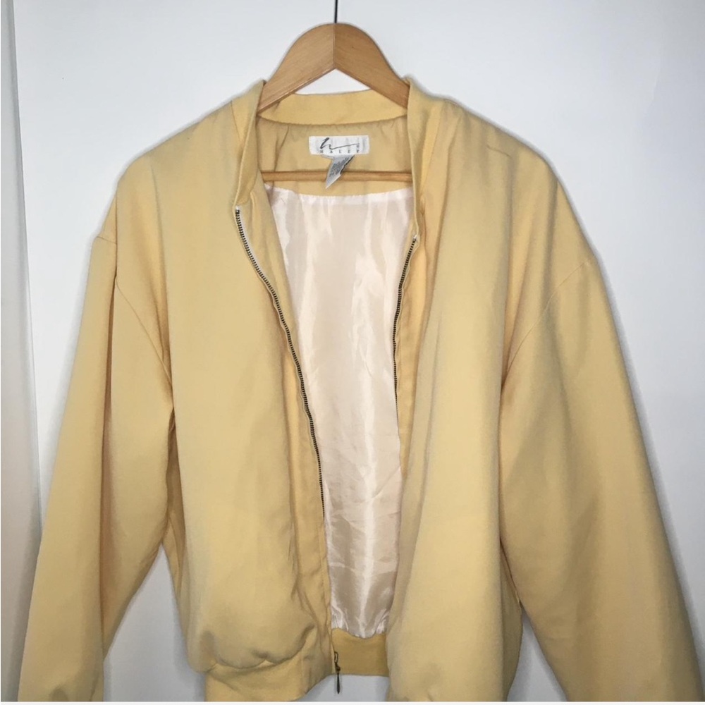 Hatley Cream Bomber Jacket with Structured Shoulders